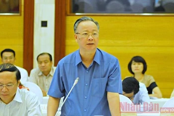 Phó Chủ tịch Thường trực UBND TP Hà Nội Nguyễn Văn Sửu.