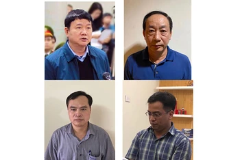  Bốn bị can vừa bị cơ quan Cảnh sát điều tra của Bộ Công an khởi tố và tạm giam.