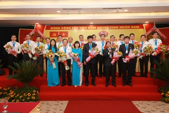 Ra mắt Ban Chấp hành Đảng bộ Tổng công ty Cấp nước Sài Gòn, nhiệm kỳ 2020-2025.