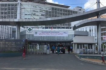 Bệnh viện đa khoa trung tâm tỉnh.