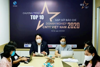 Họp báo trực tuyến Giới thiệu Chương trình Top 10 Doanh nghiệp CNTT Việt Nam 2020.