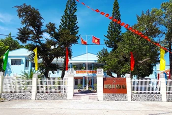 Trụ sở Huyện ủy Kiên Hải.