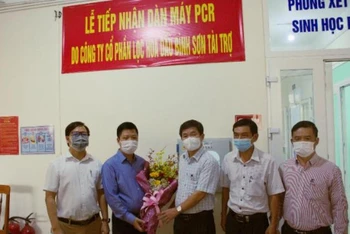 Đại diện lãnh đạo Sở Y tế tỉnh Quảng Ngãi chân thành cảm ơn sự hỗ trợ tích cực của PVN/BSR đối với tỉnh Quảng Ngãi. 