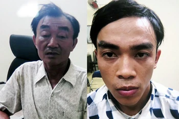 Hai đối tượng: Nguyễn Khanh (trái) và Nguyễn Tấn Thành chủ mưu vụ khủng bố. Ảnh: CACC