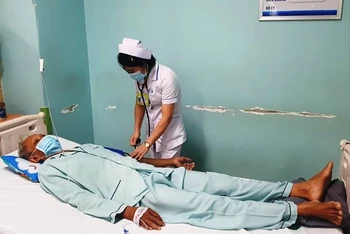 Bệnh nhân H. sau khi hồi phục, đang tiếp tục được điều trị tại Bệnh viện đa khoa tỉnh Đồng Nai.