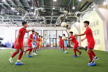 Trung tâm bóng đá trẻ PVF với đầy đủ trang thiết bị tập luyện. (Ảnh: VFF)