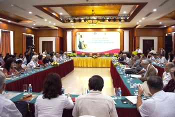 Hội thảo khoa học “Tiếng Việt trong Truyện Kiều”, sáng 25-9 tại TP Hà Tĩnh.