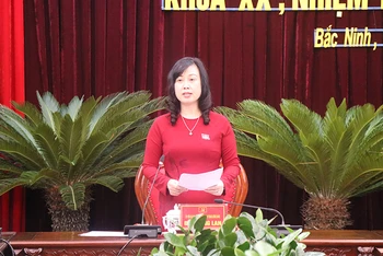 Đồng chí Đào Hồng Lan được bầu giữ chức Bí thư Tỉnh ủy Bắc Ninh.