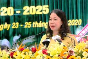 Đồng chí Võ Thị Ánh Xuân tái đắc cử Bí thư Tỉnh ủy An Giang nhiệm kỳ 2020-2025.
