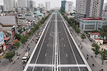 Phương tiện nào được đi trên cầu cạn Mai Dịch - Nam Thăng Long