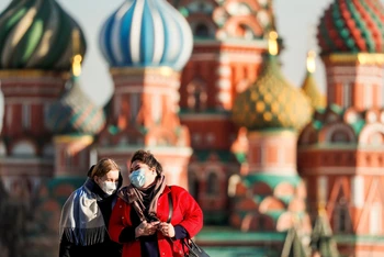 Thủ đô Moscow của Liên bang Nga hiện đang đối mặt với làn sóng lây nhiễm thứ 2. Ảnh: Reuters