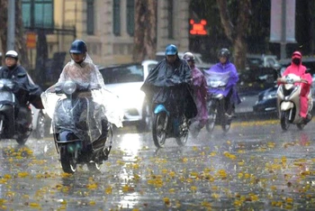 Khu vực Hà Nội hôm nay có mưa to đến rất to. (Ảnh minh họa)