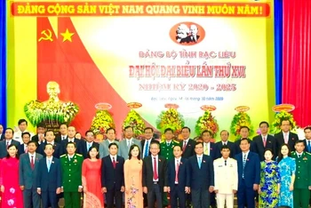 Ban Chấp hành Đảng bộ tỉnh Bạc Liêu nhiệm kỳ 2020 - 2025.
