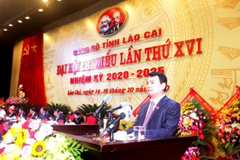 Tân Bí thư Tỉnh ủy Lào Cai Đặng Xuân Phong.