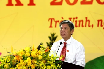 Bí thư Tỉnh ủy Trà Vinh Ngô Chí Cường nhiệm kỳ 2020 - 2025. 