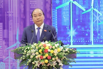 Thủ tướng Nguyễn Xuân Phúc phát biểu ý kiến tại Diễn đàn 