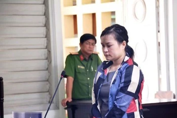 Bị cáo Nguyễn Thanh Ngọc tại tòa. (Ảnh: KT)