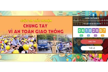 Bạn Đặng Thị Khánh Linh đoạt giải Nhất tuần bảy thi trắc nghiệm “Chung tay vì an toàn giao thông”