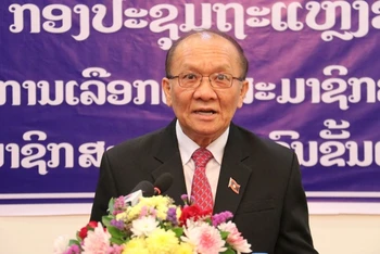 TS Somphu Duongsavan khẳng định, Ủy ban Bầu cử cấp quốc gia Lào sẽ thực hiện nhiệm vụ trên nguyên tắc tập trung dân chủ, phân công công việc và trách nhiệm để tăng cường sự chủ động của cá nhân.