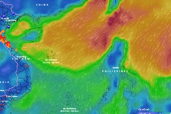 Trong 24 đến 48 giờ tới, siêu bão Goni sẽ vào Biển Đông. (Nguồn: Internet)
