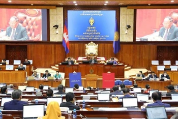 Kỳ họp thứ 5, Quốc hội Campuchia khóa VI. (Ảnh: Fresh News).