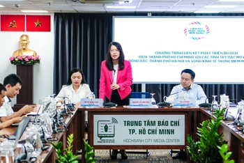 Lãnh đạo Sở Du Lịch TP Hồ Chí Minh thông tin thêm về nội dung các chương trình liên kết du lịch.