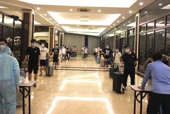 57 chuyên gia nước ngoài được cách ly tập trung tại Khách sạn Mường Thanh, Bắc Giang (Ảnh: Sở Y tế tỉnh Bắc Giang) 