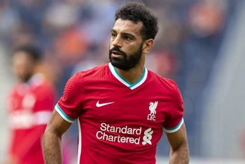 Salah được xác nhận hai lần dương tính với SARS-CoV-2. (Ảnh: Liverpool FC)