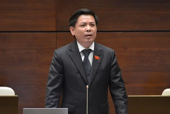 Bộ trưởng Giao thông vận tải Nguyễn Văn Thể.