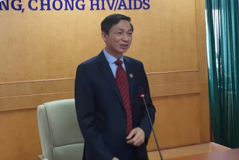 PGS, TS Nguyễn Hoàng Long, Cục trưởng Cục phòng, chống HIV/AIDS.