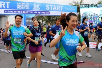 Hơn 2.500 người tham gia Giải Marathon quốc tế Di sản vịnh Hạ Long