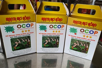 Sản phẩm Mắc-ca Mơ Nông của Hợp tác xã nông nghiệp xanh Quảng Trực, xã Quảng Trực, huyện Tuy Đức, tỉnh Đắk Nông đã được chứng nhận đạt tiêu chuẩn OCOP.