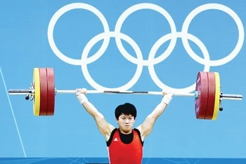 Trần Quốc Toàn thi đấu tại Olympic 2012