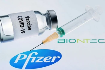 Vaccine Covid-19 của Pfizer và đối tác BioNTech. Ảnh: Getty Images.