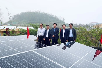Công trình điện mặt trời cho trường học ở đảo Lý Sơn mang nhiều ý nghĩa thiết thực. 