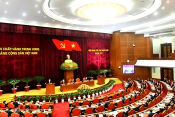 Thông cáo báo chí về ngày làm việc thứ tư của Hội nghị lần thứ 14 Ban Chấp hành Trung ương Đảng khóa XII