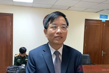 Ông Nguyễn Mạnh Thắng, Phó Tổng Cục trưởng Đường bộ Việt Nam. (Ảnh: BÔNG MAI)