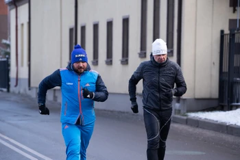Người Nga tích cực tập thể dục trong bối cảnh dịch Covid-19 xấu đi. (Ảnh: Thanh Thể) 