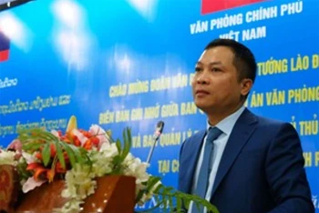 Ông Nguyễn Hồng Sâm, Tổng Giám đốc Cổng TTĐT Chính phủ, Tổng Biên tập Báo điện tử Chính phủ.
