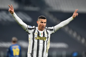 Ronaldo tiếp tục thể hiện phong độ ấn tượng. (Ảnh: Reuters)