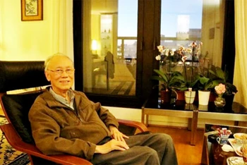 Giáo sư Nguyễn Quang Riệu. (Ảnh. T.H-UGVF)
