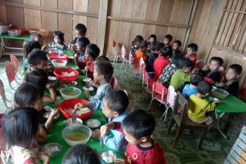 Do rét đậm rét hại 132 trường học trên địa bàn tỉnh Lai Châu cho học sinh nghỉ tránh rét. 