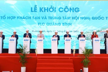 Khởi công tổ hợp khách sạn năm sao và trung tâm hội nghị quốc tế FLC Quảng Bình
