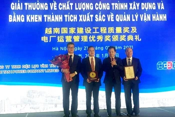 Nhiệt điện Vĩnh Tân 1 nhận giải thưởng chất lượng công trình