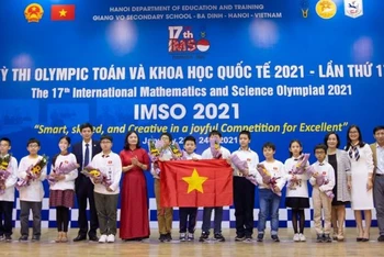 Học sinh Việt Nam giành nhiều huy chương IMSO 17