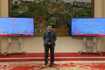 Đại biện lâm thời Đại sứ quán Việt Nam tại Trung Quốc Phạm Thanh Bình phát biểu.