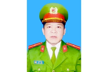 Chân dung Thiếu tá Vi Văn Luân.