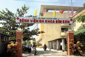 Bệnh viện Đa khoa Bỉm Sơn, tỉnh Thanh Hóa.