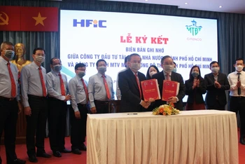 Công ty TNHH MTV Môi trường Đô thị TP Hồ Chí Minh (CITENCO) và Công ty Đầu tư Tài chính Nhà nước TP Hồ Chí Minh (HFIC) ký kết Biên bản ghi nhớ hợp tác Ký kết hợp tác.