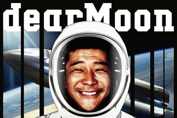 Tỷ phú Nhật Bản Yusaku Maezawa phát động cuộc thi DearMoon tìm tám thành viên phi hành đoàn bay quanh mặt trăng năm 2023. Ảnh: DearMoon / SpaceX.